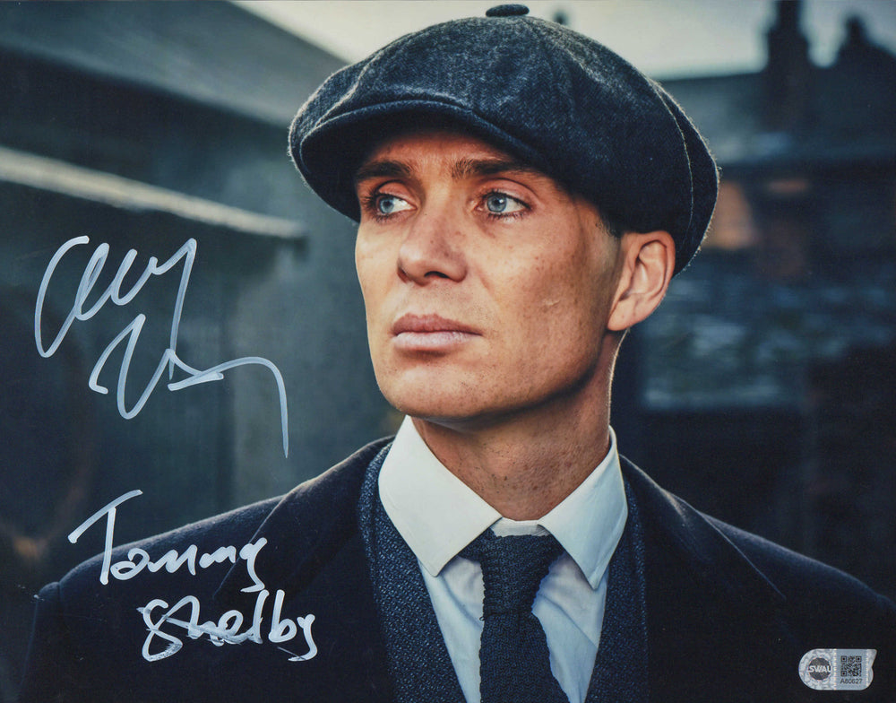 Cillian Murphy as Thomas Shelby BBC's Peaky Blinders (SWAU Witnessed) Signed 11x14 Photo with Character Name