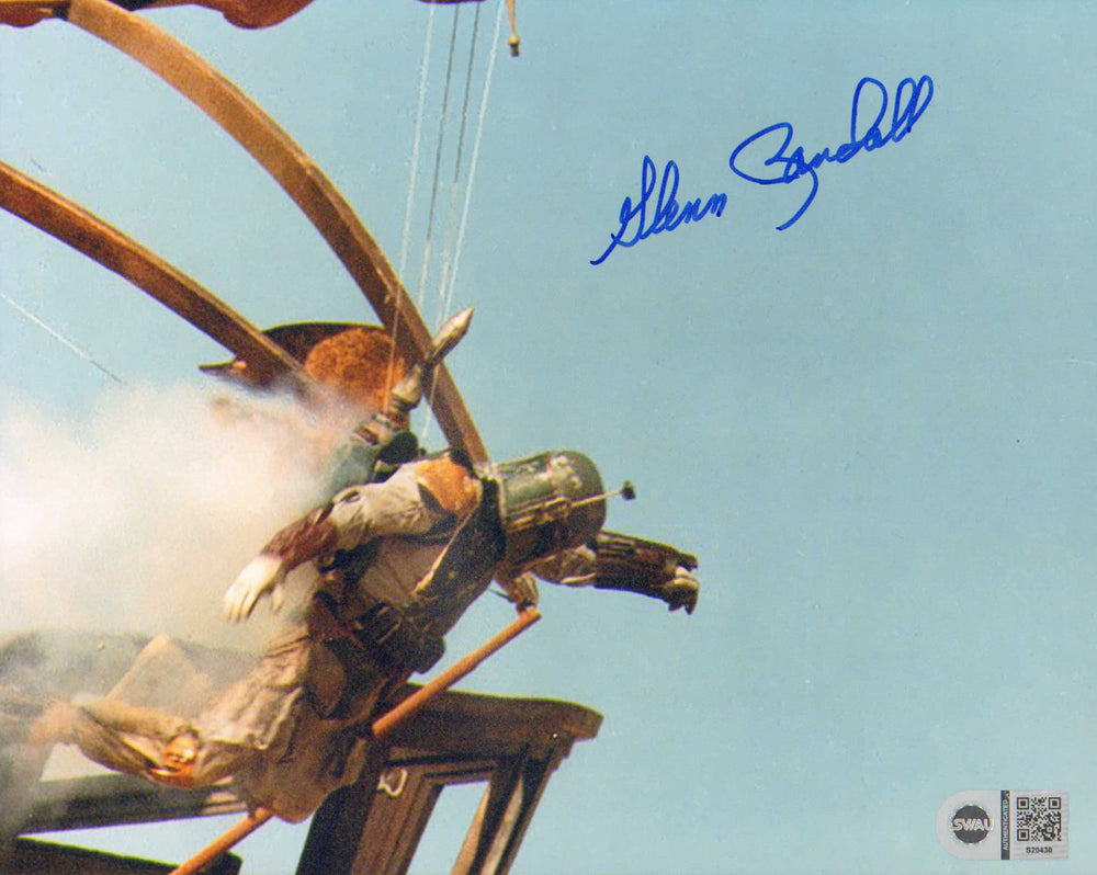 Glenn Randall Jr. Boba Fett Stunt Actor in Star Wars: Return of the Jedi (SWAU) Signed 8x10 Photo