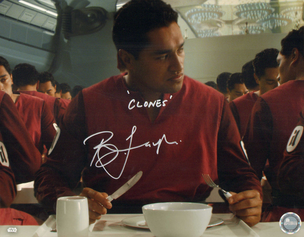 Bodie Taylor as Clone in Star Wars Episode II: Attack of the Clones (SWAU) Signed 11x14 Photo with Character Name