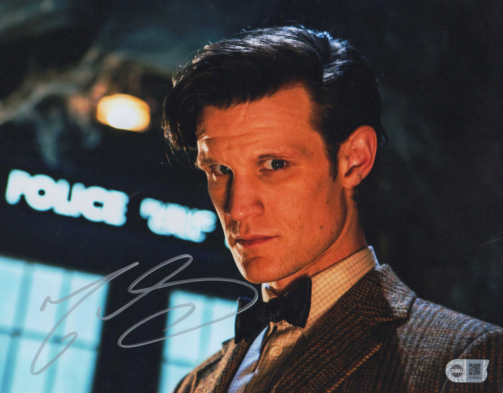 Matt Smith as The Eleventh Doctor in Doctor Who (SWAU Authenticated) Signed 11x14 Photo