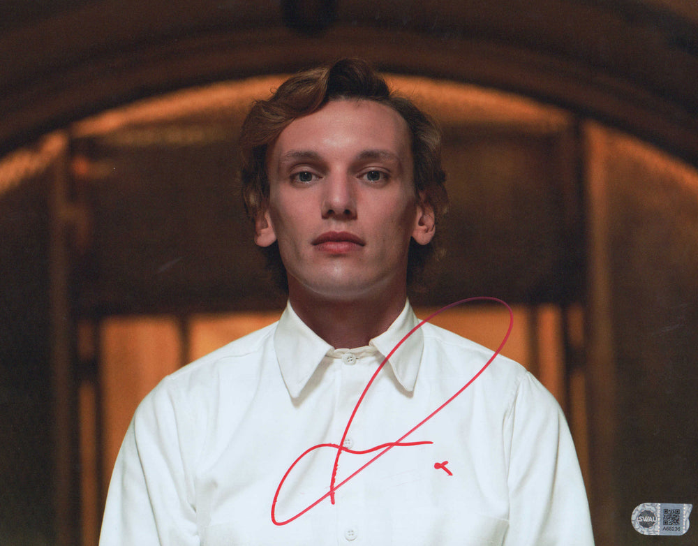 Jamie Campbell Bower as Henry Creel/001 in Stranger Things (SWAU Authenticated) Signed 11x14 Photo
