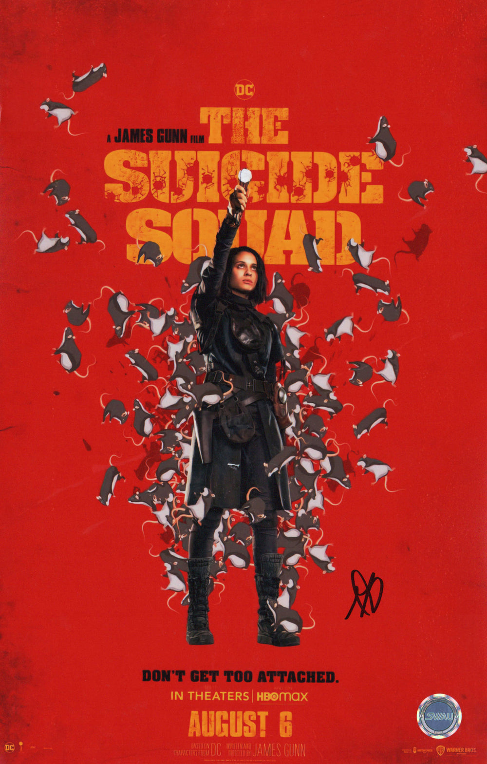 Daniela Melchior as Ratcatcher in The Suicide Squad 2 (SWAU Witnessed) Signed 11x17 Mini Poster