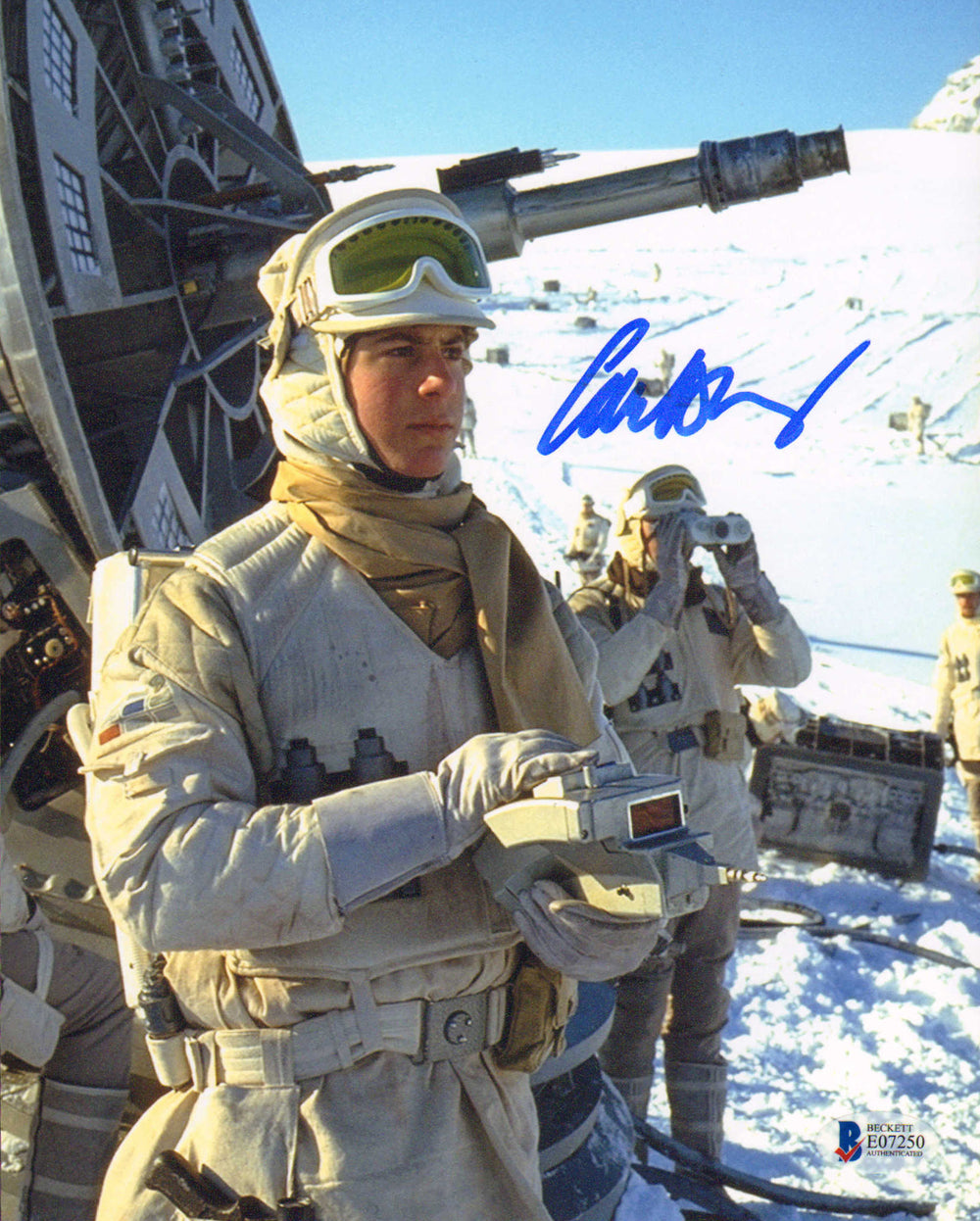 Carl Bang as Hoth Rebel Soldier in Star Wars: The Empire Strikes Back (Beckett) Signed 8x10 Photo