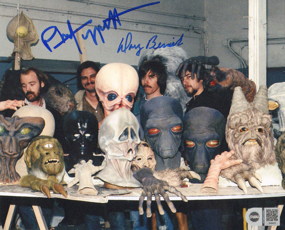 Phil Tippett & Doug Beswick Visual Effects Artists Behind the Scenes of Star Wars: The Empire Strikes Back (SWAU) Signed 8x10 Photo