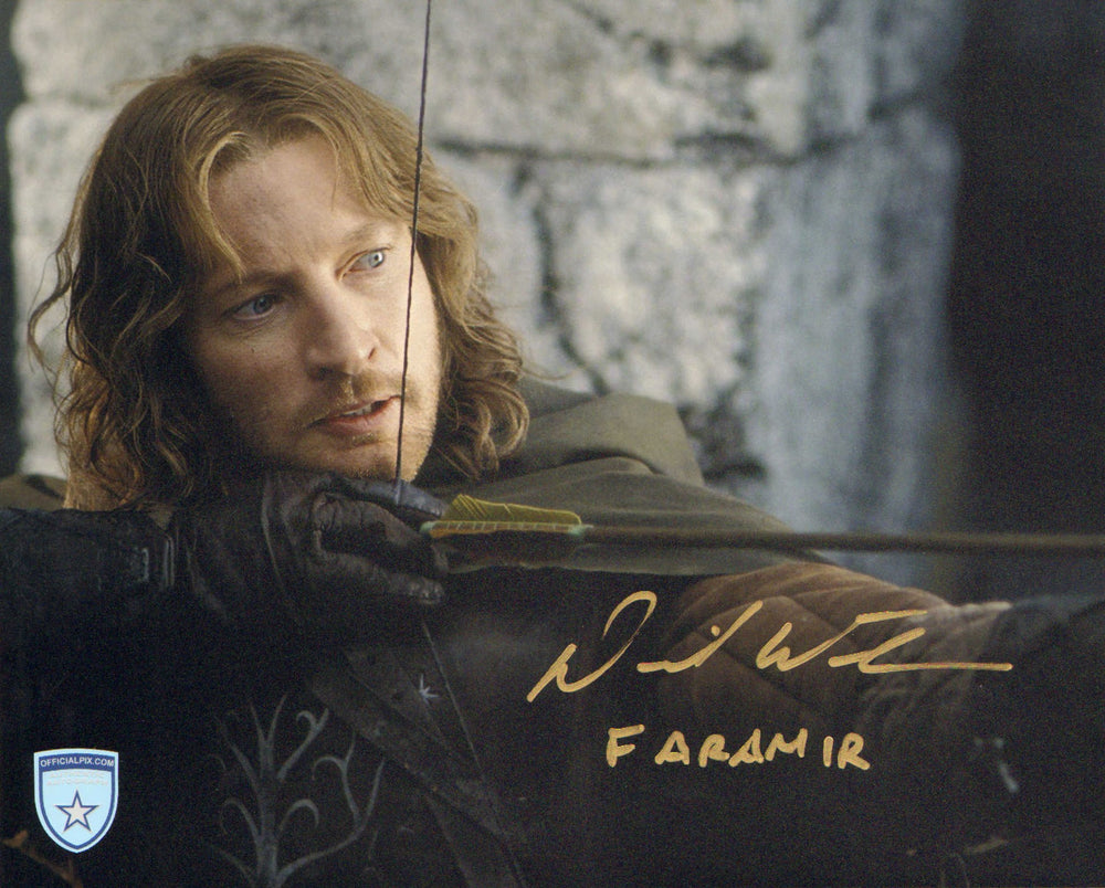 David Wenham as Faramir in The Lord of the Rings: The Return of the King (Official Pix) Signed 8x10 Photo with Character Name