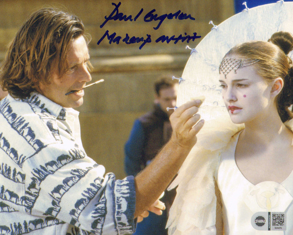 Paul Engelen Make-up Artist for Queen Padme Amidala in Star Wars Episode I: The Phantom Menace (SWAU) Signed 8x10 Photo