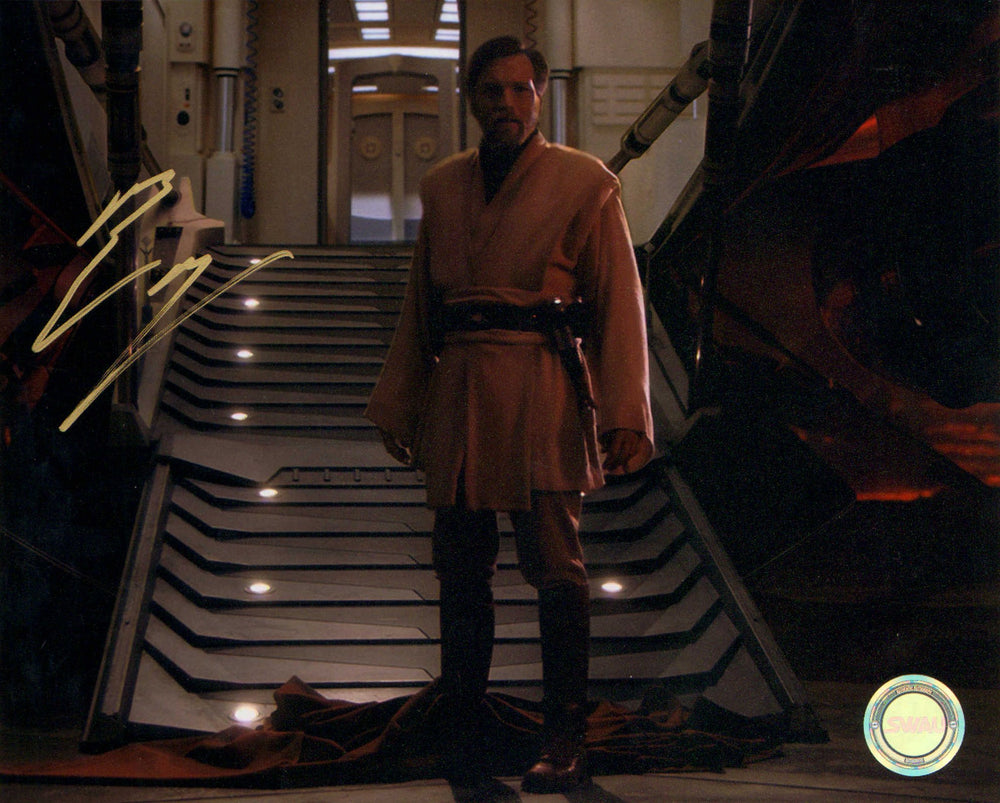 Ewan McGregor as Obi-Wan Kenobi in Star Wars Episode III: Revenge of the Sith (SWAU) Signed 8x10 Photo