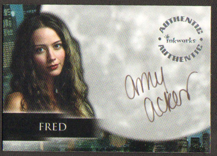 
                  
                    Angel Inkworks Trading Cards 35pc LOT Signed by David Boreanaz, Charisma Carpenter, Glenn Quinn, Alexis Denisof, J. August Richards, Amy Acker, Vincent Kartheiser, Andy Hallett, James Marsters, Mercedes McNab, Gina Torres, Julie Benz, Eliza Dushku, & More
                  
                