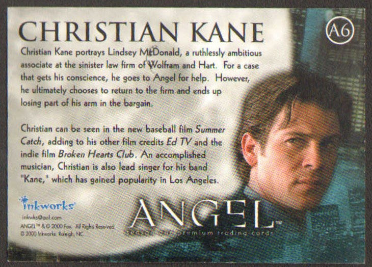 
                  
                    Angel Inkworks Trading Cards 35pc LOT Signed by David Boreanaz, Charisma Carpenter, Glenn Quinn, Alexis Denisof, J. August Richards, Amy Acker, Vincent Kartheiser, Andy Hallett, James Marsters, Mercedes McNab, Gina Torres, Julie Benz, Eliza Dushku, & More
                  
                
