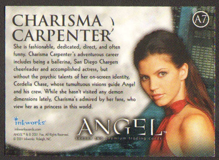 
                  
                    Angel Inkworks Trading Cards 35pc LOT Signed by David Boreanaz, Charisma Carpenter, Glenn Quinn, Alexis Denisof, J. August Richards, Amy Acker, Vincent Kartheiser, Andy Hallett, James Marsters, Mercedes McNab, Gina Torres, Julie Benz, Eliza Dushku, & More
                  
                