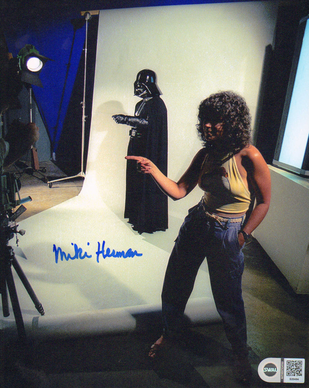 Miki Herman Behind the Scenes of Star Wars (SWAU) Signed 8x10 Photo