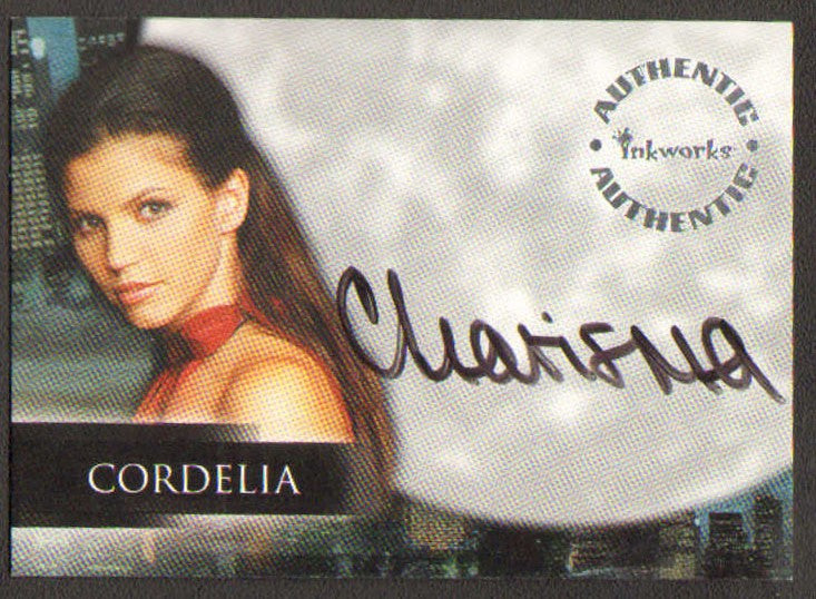 
                  
                    Angel Inkworks Trading Cards 35pc LOT Signed by David Boreanaz, Charisma Carpenter, Glenn Quinn, Alexis Denisof, J. August Richards, Amy Acker, Vincent Kartheiser, Andy Hallett, James Marsters, Mercedes McNab, Gina Torres, Julie Benz, Eliza Dushku, & More
                  
                