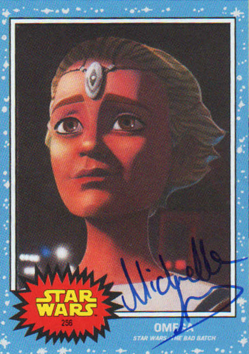 Michelle Ang as Omega in Star Wars: The Bad Batch Signed Topps Trading Card