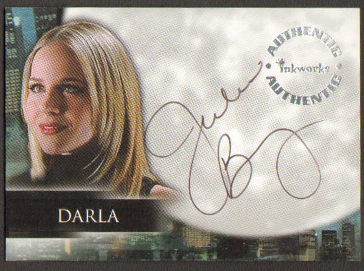 
                  
                    Angel Inkworks Trading Cards 35pc LOT Signed by David Boreanaz, Charisma Carpenter, Glenn Quinn, Alexis Denisof, J. August Richards, Amy Acker, Vincent Kartheiser, Andy Hallett, James Marsters, Mercedes McNab, Gina Torres, Julie Benz, Eliza Dushku, & More
                  
                