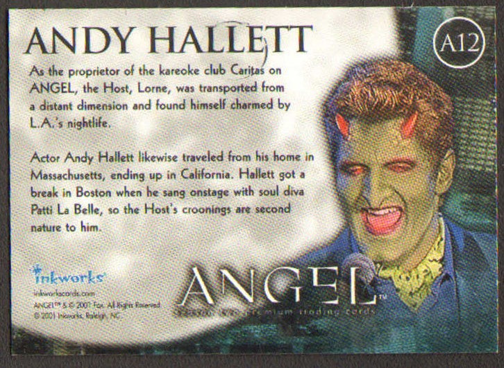 
                  
                    Angel Inkworks Trading Cards 35pc LOT Signed by David Boreanaz, Charisma Carpenter, Glenn Quinn, Alexis Denisof, J. August Richards, Amy Acker, Vincent Kartheiser, Andy Hallett, James Marsters, Mercedes McNab, Gina Torres, Julie Benz, Eliza Dushku, & More
                  
                