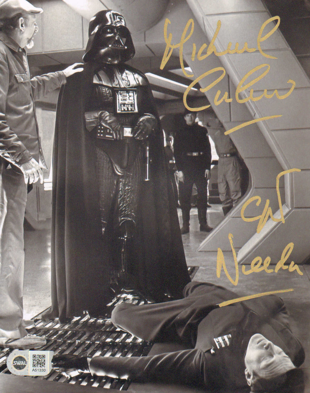 Michael Culver as Captain Needa in Star Wars: The Empire Strikes Back (SWAU) Signed 8x10 Photo with Character Name