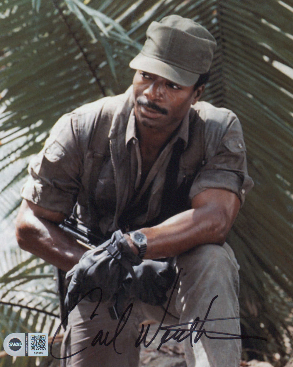 Carl Weathers as Dillon in Predator (SWAU Authenticated) Signed 8x10 Photo