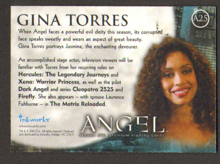 
                  
                    Angel Inkworks Trading Cards 35pc LOT Signed by David Boreanaz, Charisma Carpenter, Glenn Quinn, Alexis Denisof, J. August Richards, Amy Acker, Vincent Kartheiser, Andy Hallett, James Marsters, Mercedes McNab, Gina Torres, Julie Benz, Eliza Dushku, & More
                  
                
