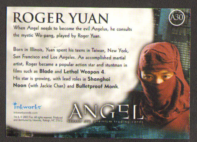 
                  
                    Angel Inkworks Trading Cards 35pc LOT Signed by David Boreanaz, Charisma Carpenter, Glenn Quinn, Alexis Denisof, J. August Richards, Amy Acker, Vincent Kartheiser, Andy Hallett, James Marsters, Mercedes McNab, Gina Torres, Julie Benz, Eliza Dushku, & More
                  
                