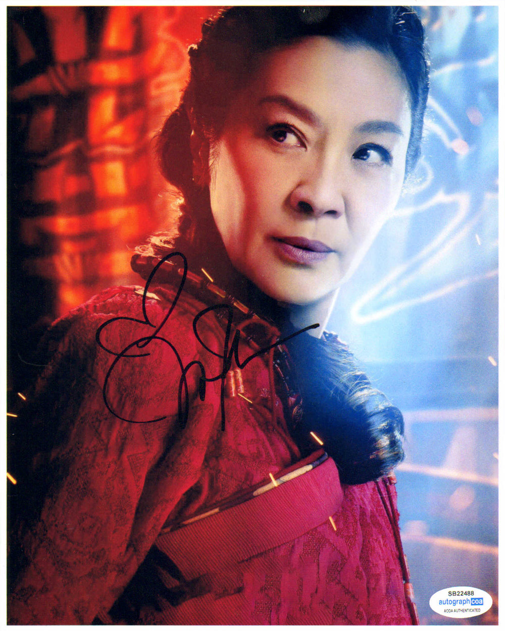 Michelle Yeoh as Ying Nan in Shang-Chi and the Legend of the Ten Rings (ACOA) Signed 8x10 Photo