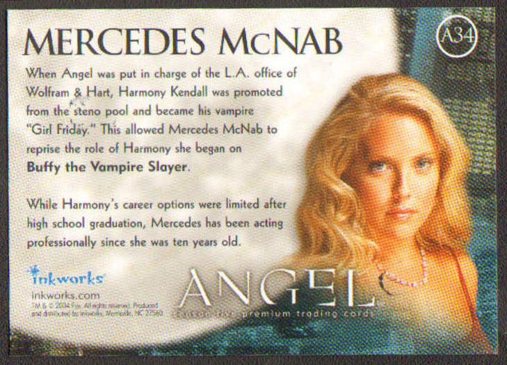 
                  
                    Angel Inkworks Trading Cards 35pc LOT Signed by David Boreanaz, Charisma Carpenter, Glenn Quinn, Alexis Denisof, J. August Richards, Amy Acker, Vincent Kartheiser, Andy Hallett, James Marsters, Mercedes McNab, Gina Torres, Julie Benz, Eliza Dushku, & More
                  
                
