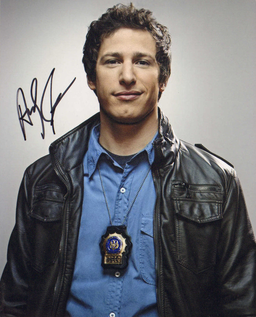 Andy Samberg as Detective Jake Peralta in Brooklyn Nine-Nine Signed 8x10 Photo