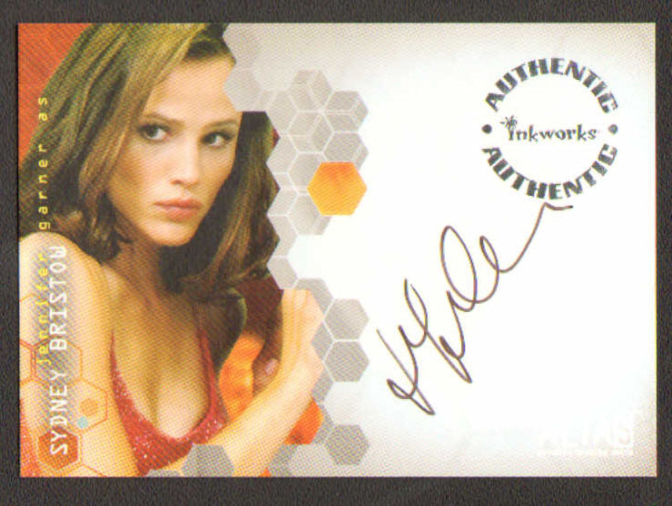
                  
                    Alias Inkworks Trading Cards 9pc LOT Signed by Jennifer Garner, Bradley Cooper, Ron Rifkin, Michael Vartan, Carl Lumbly, Greg Grunberg, Kevin Weisman, Victor Garber, & David Anders
                  
                