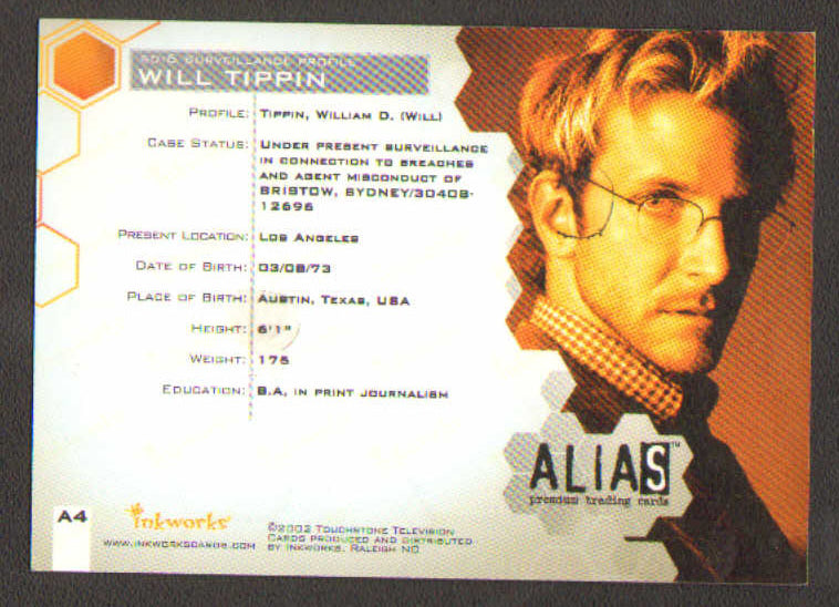 
                  
                    Alias Inkworks Trading Cards 9pc LOT Signed by Jennifer Garner, Bradley Cooper, Ron Rifkin, Michael Vartan, Carl Lumbly, Greg Grunberg, Kevin Weisman, Victor Garber, & David Anders
                  
                
