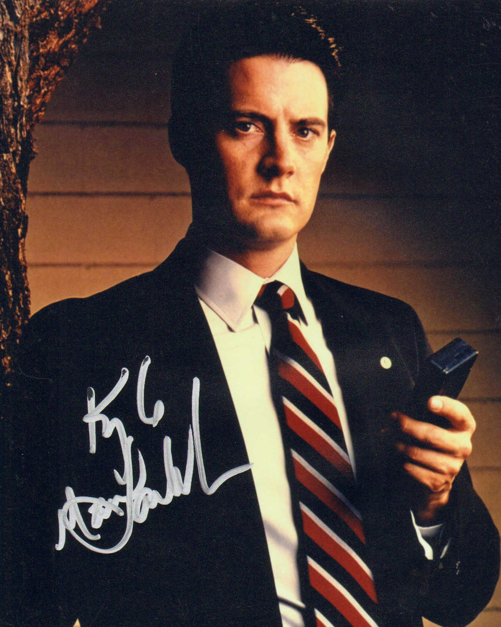 Kyle MacLachlan as Dale Cooper  in Twin Peaks Signed 8x10 Photo