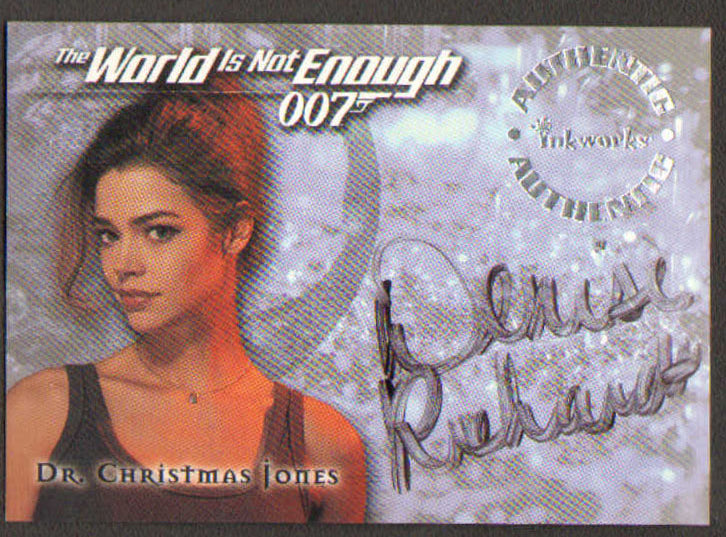 
                  
                    James Bond 007: The World Is Not Enough Inkworks Trading Cards 6pc LOT Signed by Judi Dench, Denise Richards, Samantha Bond, Goldie, Serena Scott Thomas, & Desmond Llewelyn
                  
                
