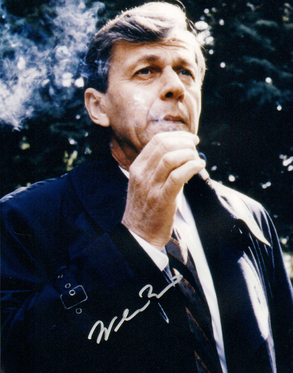 William B. Davis as The Cigarette Smoking Man in The X Files Signed 8x10 Photo
