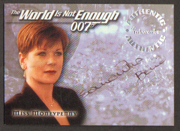 
                  
                    James Bond 007: The World Is Not Enough Inkworks Trading Cards 6pc LOT Signed by Judi Dench, Denise Richards, Samantha Bond, Goldie, Serena Scott Thomas, & Desmond Llewelyn
                  
                