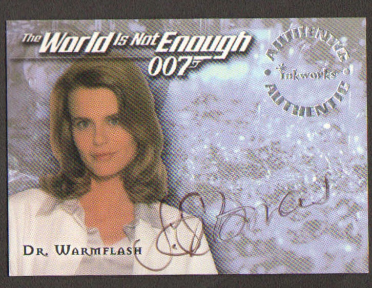 
                  
                    James Bond 007: The World Is Not Enough Inkworks Trading Cards 6pc LOT Signed by Judi Dench, Denise Richards, Samantha Bond, Goldie, Serena Scott Thomas, & Desmond Llewelyn
                  
                