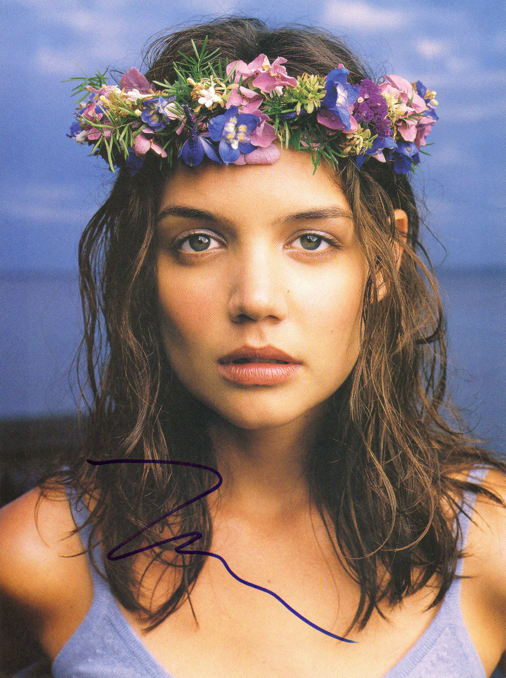Katie Holmes from Dawson's Creek & Batman Begins Sexy Signed 9x12 Magazine Page