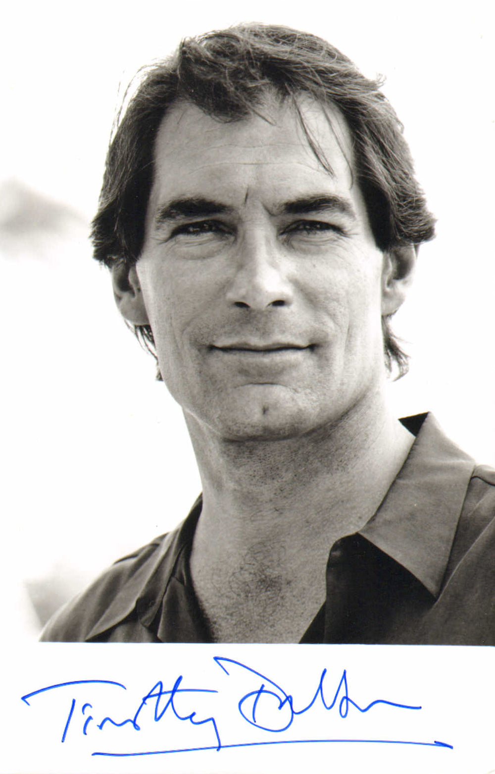 Timothy Dalton from James Bond 007 & The Rocketeer (SWAU) Signed 5x8 Photo