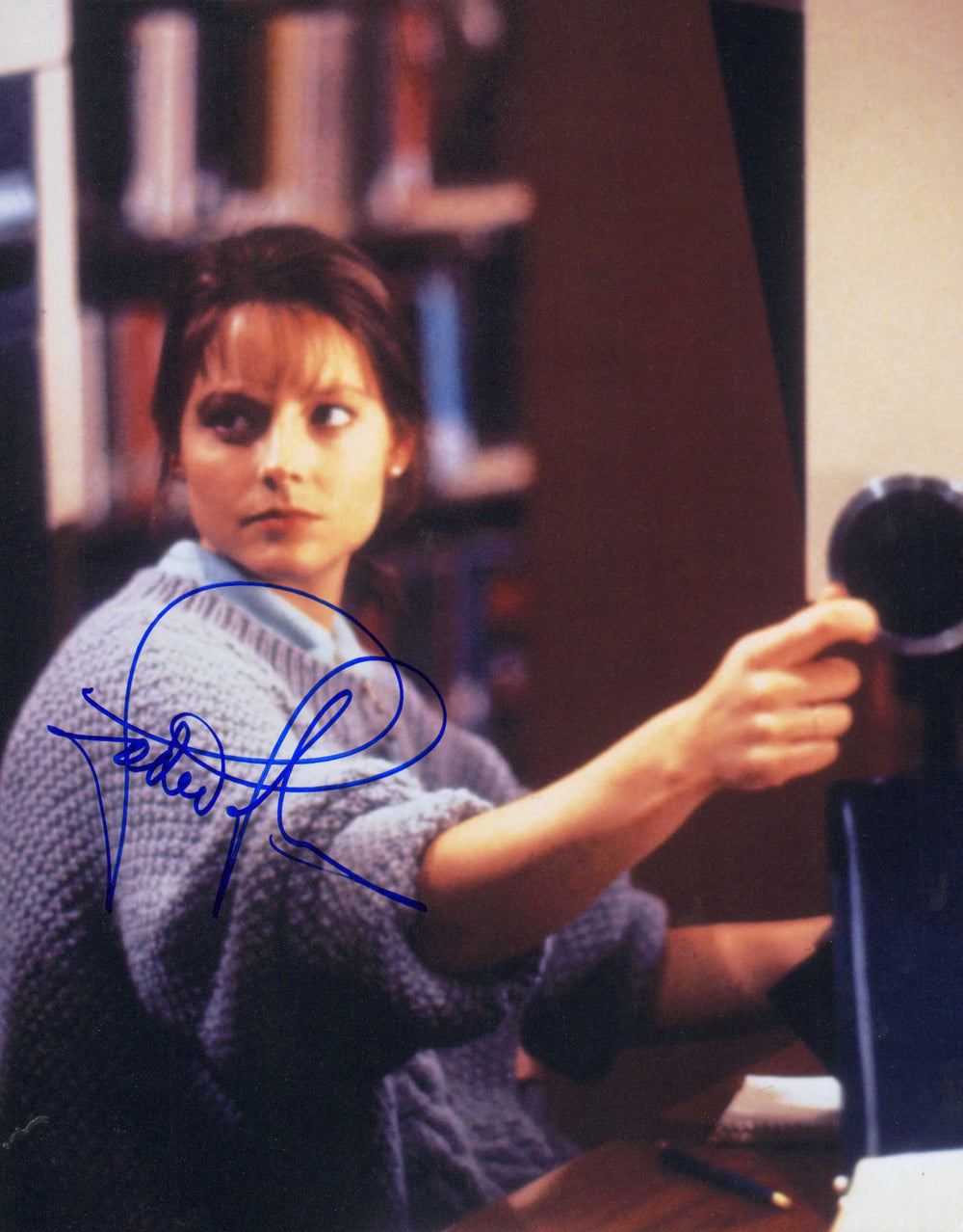 Jodie Foster as Clarice Starling in The Silence of the Lambs Signed 11x14 Photo