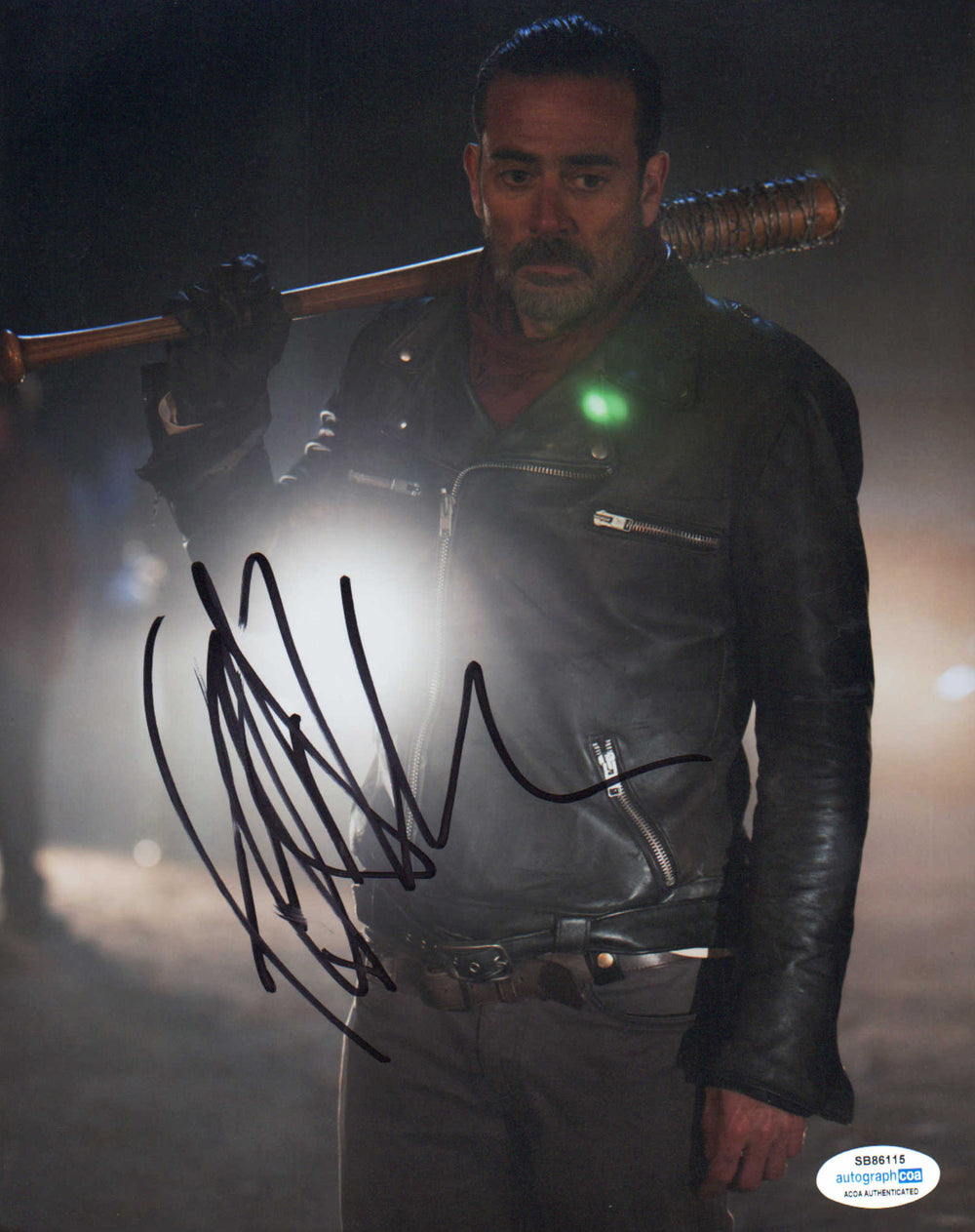 Jeffrey Dean Morgan as Negan in The Walking Dead (Autograph COA) Signed 8x10 Photo