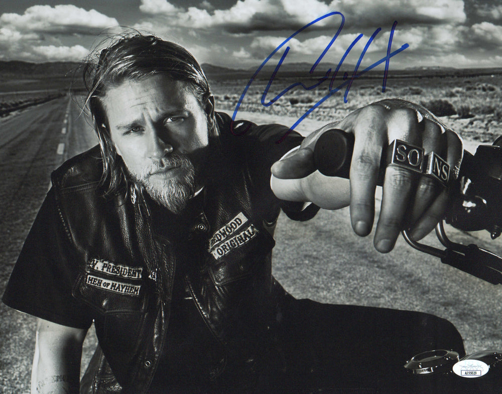 Charlie Hunnam as Jax Teller in Sons of Anarchy Signed 11x14 Photo