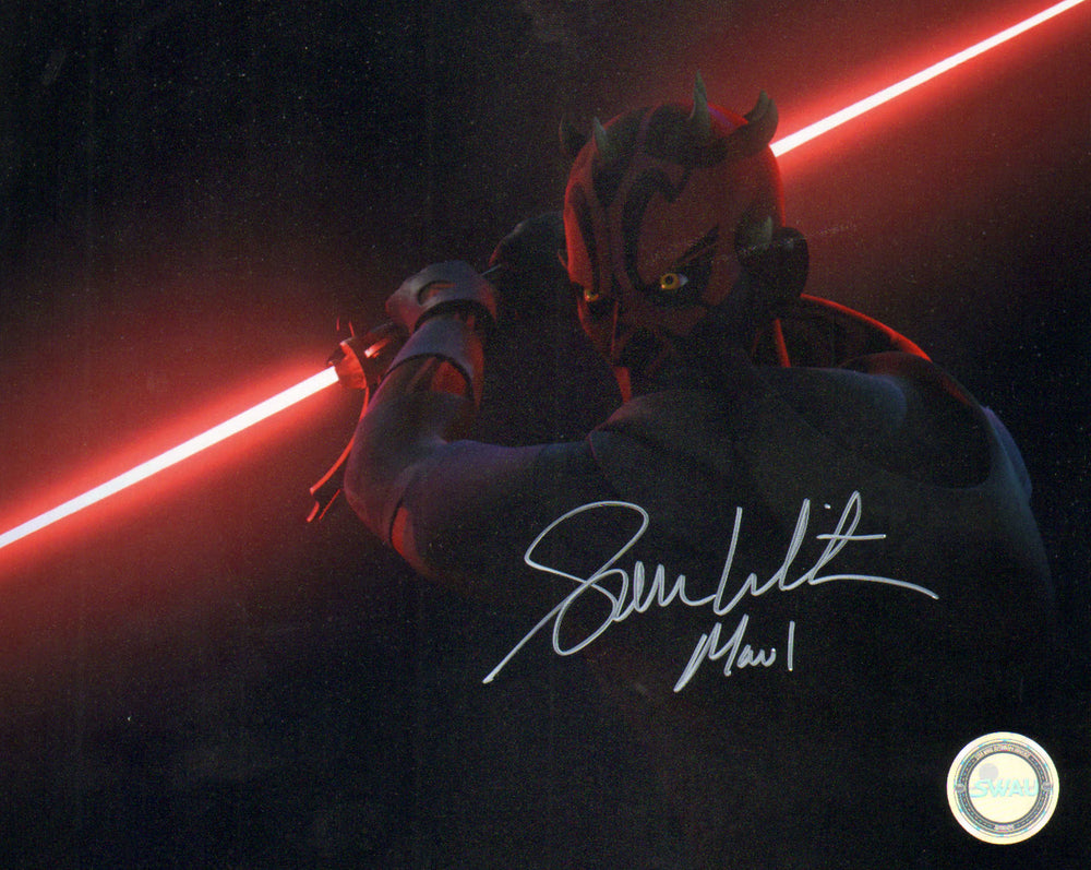 Sam Witwer as Darth Maul in Star Wars: The Clone Wars (SWAU) Signed 8x10 Photo