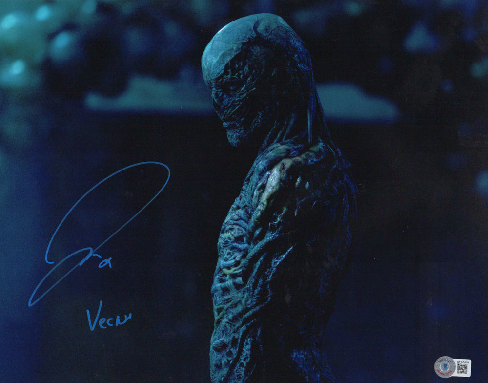Jamie Campbell Bower as Vecna in Stranger Things (Beckett) Signed 11x14 Photo with Character Name