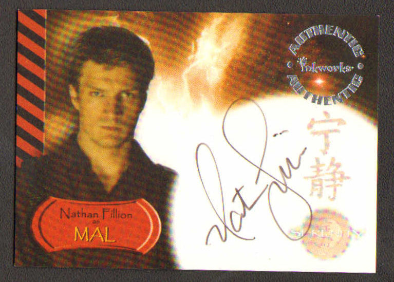 
                  
                    Firefly: Serenity Inkworks Trading Cards 9pc LOT Signed by Nathan Fillion, Alan Tudyk  Adam Baldwin, Summer Glau, Morena Baccarin, Jewel Staite, Sean Maher, Gina Torres, & Ron Glass
                  
                