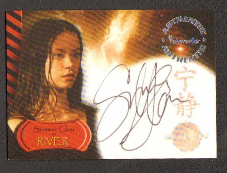 
                  
                    Firefly: Serenity Inkworks Trading Cards 9pc LOT Signed by Nathan Fillion, Alan Tudyk  Adam Baldwin, Summer Glau, Morena Baccarin, Jewel Staite, Sean Maher, Gina Torres, & Ron Glass
                  
                