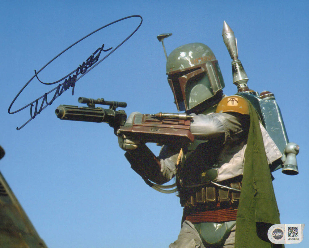 Dickey Beer as Boba Fett in Star Wars: Return of the Jedi Signed (SWAU) 8x10 Photo
