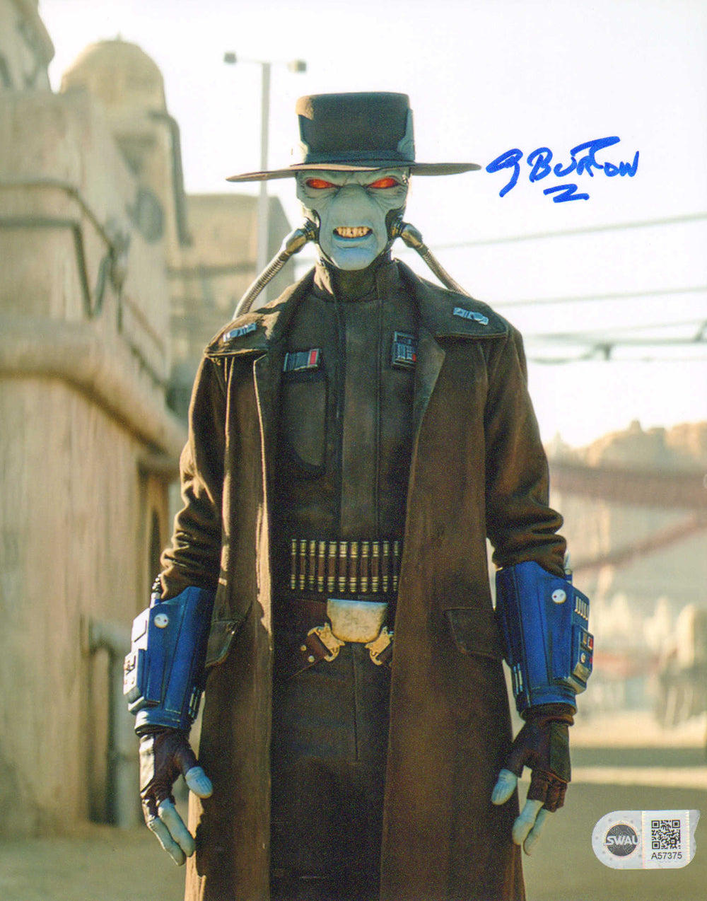 Corey Burton as Cad Bane in Star Wars: The Book of Boba Fett (SWAU) Signed 8x10 Photo