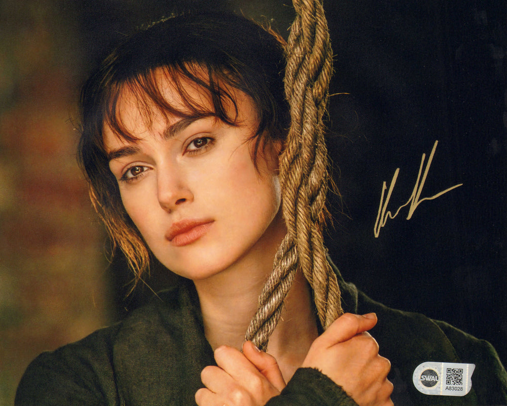 Keira Knightley as Lizzy Bennet in Pride & Prejudice (SWAU) Signed 8x10 Photo
