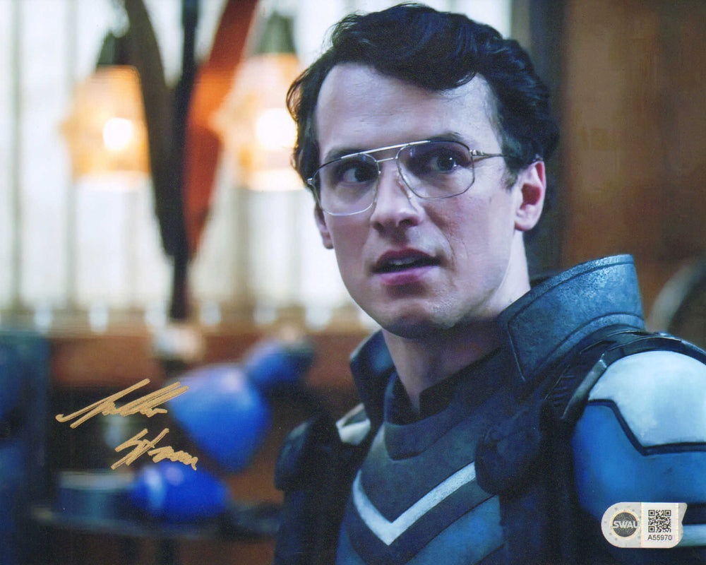 Freddie Stroma as Vigilante in Peacemaker (SWAU) Signed 8x10 Photo