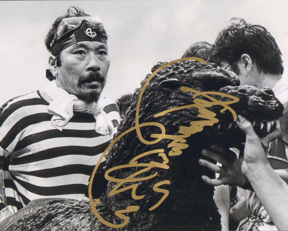 Kenpachiro Satsuma as Godzilla in The Return of Godzilla Signed 8x10 Photo