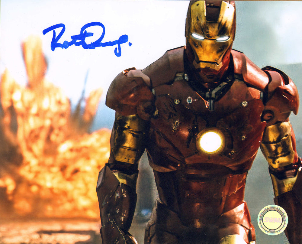 Robert Downey Jr. as Iron Man in Iron Man (SWAU) Signed 8x10 Photo
