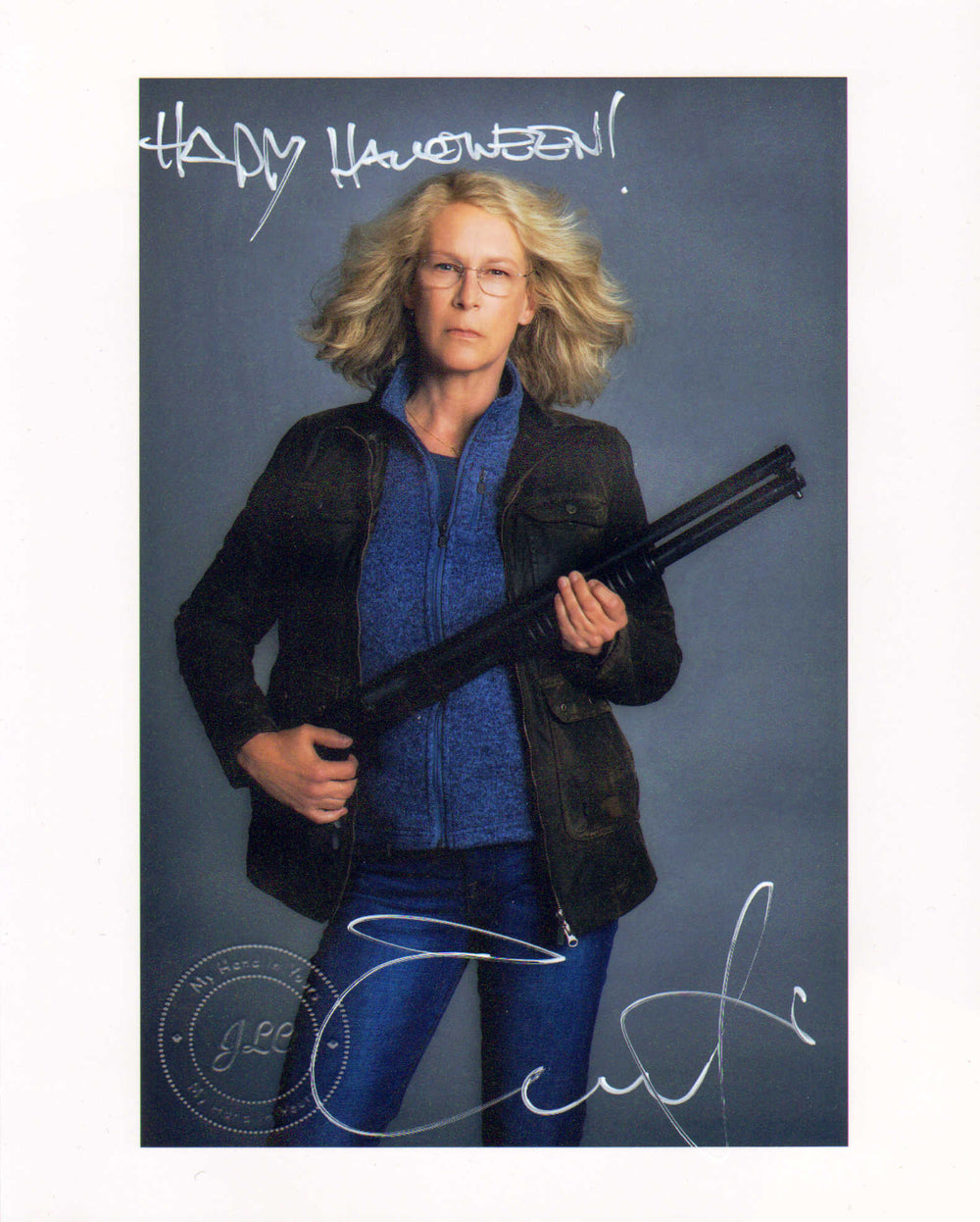 Jamie Lee Curtis as Laurie Strode in Halloween Ends Signed 8x10 Photo with 