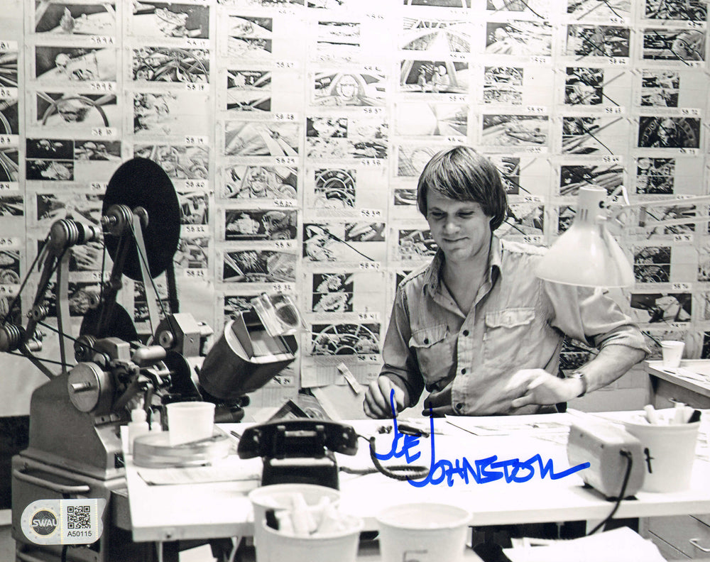 Joe Johnston Behind the Scenes of Star Wars (SWAU) Signed 8x10 Photo